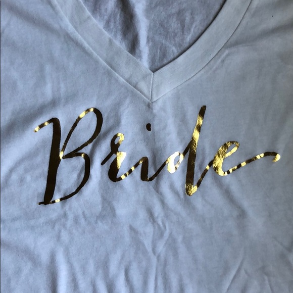 👰💍“Bride” v-neck t-shirt - Picture 2 of 3